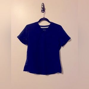 Fabletics Vital-1 Pocket Scrub Top in Navy